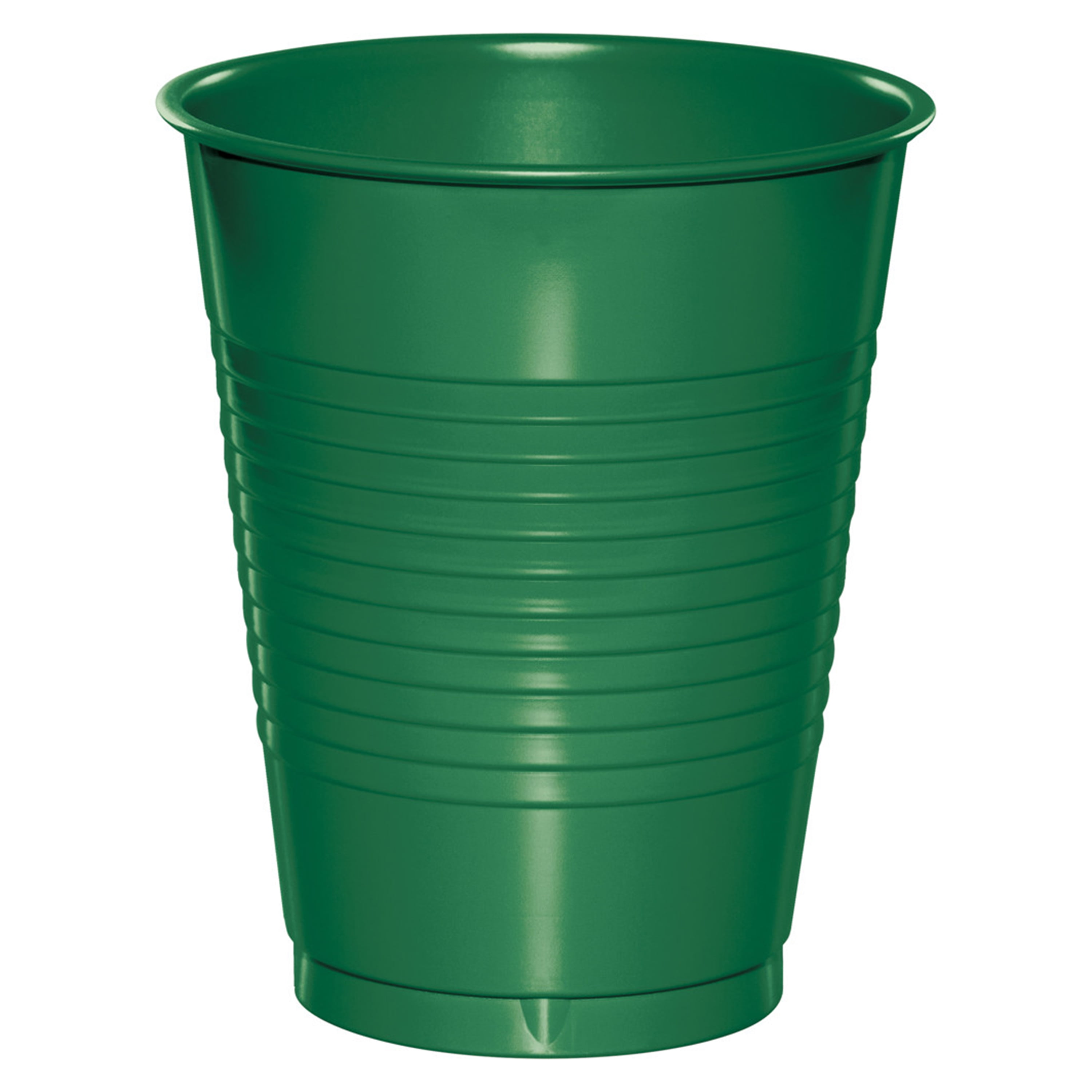 Emerald Green Plastic Cups for 20 Guests