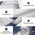 thumbnail image 6 of Marble Navy Blue Outdoor Rug for Patio/Deck/Porch, Non-Slip Large Area Rug 5 x 7 Ft, Abstract Gold White Brick Stone Motif Indoor Outdoor Rugs Washable Area Rugs, Reversible Camping Rug Carpet Runner, 6 of 8