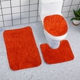 thumbnail image 4 of 3-piece Bathroom Rugs, Super Soft Non Slip Bathtub Carpet And Absorbent Bath Mats, Bathroom Carpet, Bath Mat for Bathroom, 4 of 8