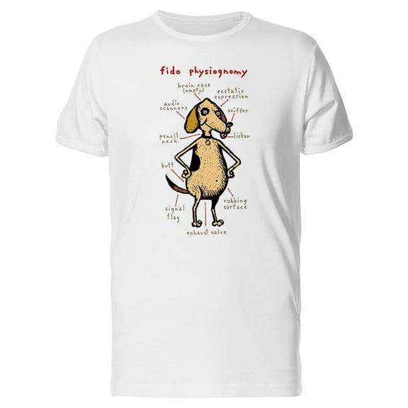 Dog Anatomy Tee Men's -Image by Shutterstock