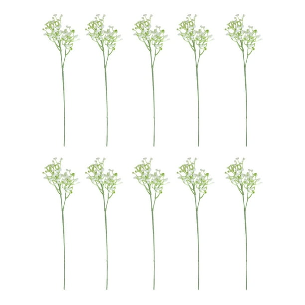 Promotion!10 piezas de flores falsas Gypsophila ramo de flores de otoño artificiales para decoración,flor de seda real para bodas,Navidad,fiesta de bricolaje,hogar,jardín,oficinas