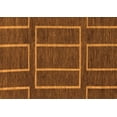 thumbnail image 1 of Ahgly Company Indoor Rectangle Abstract Orange Modern Area Rugs, 7' x 10', 1 of 4