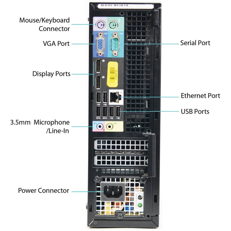 Restored Dell OptiPlex 7010-SFF Desktop PC with Intel Core i7-3770