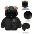thumbnail image 5 of Toddler Boys Winter Coats Puffer Jacket Kids Zipper Long Sleeve Thicken Windproof Down Jacket Hooded Jackets 12-24 Months Boy Outerwear, 5 of 5