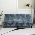 thumbnail image 1 of 2024 Stretch Futon Slipcover Armless Sofa Cover Sofa Bed Cover Furniture Protector Without Armrests Soft with Elastic Bottom, 1 of 7