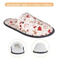 thumbnail image 3 of Fotbe Gingerbread Holiday Sweets Pattern Women's Fuzzy Slippers Plush Slippers Fluffy Winter House Shoes Indoor and Outdoor-Medium, 3 of 8