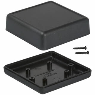 1593JBK - Boîte de Projet 2.6X2.6X1IN PLAS BLK