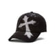 TopHeadwear Casquette de Baseball Réglable en Détresse - Noir – image 2 sur 2