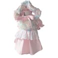 thumbnail image 1 of Vestido para mascotas Malla Decoración de flores Vestido transpirable con volantes para perros para mascotas Fiesta diaria al aire libre Rosa, 1 of 8