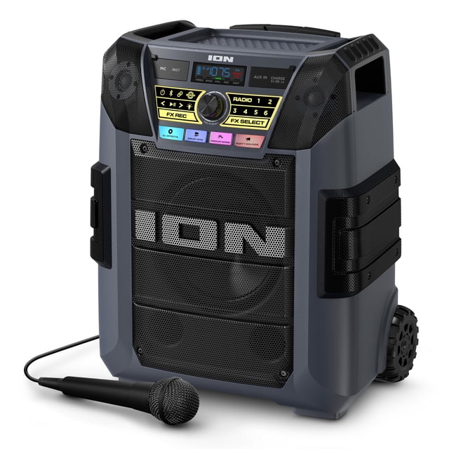 Altavoz portátil Bluetooth para fiestas al aire libre ION Block Rocker XL