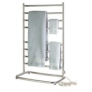 Warmrails Hyde Park Towel Warmer, Height 38 inch x Width 23.6 inch, Chrome Finish - Model WHC