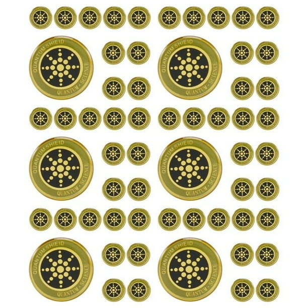 60Pcs Emf Protection Sticker Anti Radiation Cell Phone Sticker para Teléfonos Laptop