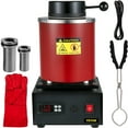 thumbnail image 2 of VEVOR 3KG Digital Electric Melting Furnace, 1750W Gold Smelter with Graphite Crucible for Melting Gold, Silver, Copper, 2 of 12