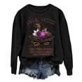 thumbnail image 5 of IMENGL Women's Halloween Sweatshirts Spooky Season Fashion Casual Letter Printed Round Neck Oversized Long Sleeve ,S-XXL,Hot Sales, 5 of 5