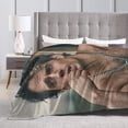 thumbnail image 4 of Henry Cavill Fleece Blanket for Couch - Throw Blanket Lightweight Henry Cavill Merch Super Soft Cozy Luxury Bed Blanket Microfiber and Throws for Sofa, Black, throw-01, 4 of 6