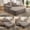 Convertible Coffee, variant on Kelyda 61'' Boneless Chaise Lounge Chair Indoor, Oversized Modern Cloud Faux Fur Couch Sofa Bed Sleeper Chair Black