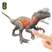 Jurassic World Ultimate Damage Indominus Rex Dinosaur Figure, Lights & Sounds & Attack