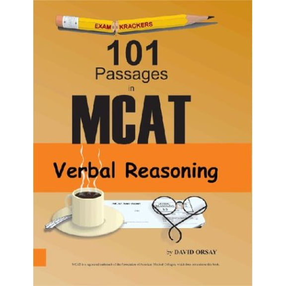 Pre-Owned Examkrackers 101 Passages in MCAT Verbal Reasoning (Paperback) 1893858243 9781893858244