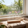 thumbnail image 5 of FastXmas Gifts for Mom, Acrylic Heart-Shaped Keepsake Sign Gift for Mom - 5.9*5.3 Inch, Mother’s Day Birthday Gifts, 2D Acrylic Table Decoration Signage for Mother, 5 of 6