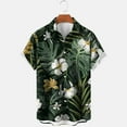 thumbnail image 5 of ZCFZJW Mens Hawaiian Floral Shirts Big and Tall Regular Fit Casual Summer Tropical Button Down Shirt Trendy Holiday Vacation Beach Tees Tops Multicolor#06 XXXXXL, 5 of 5