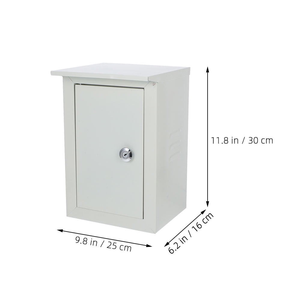 Soimiss Weather Resistant Electrical Box Outdoor Power Distribution Box Grey 1Pcs