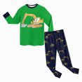 thumbnail image 5 of NOLDARES Toddler Baby Boy Clothes Boys Fall Winter Outfits Sweatshirt Cartoon Boy Long Sleeve 2pcs Outfits Set Clothing(Green,7-8 Y), 5 of 7