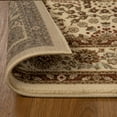 thumbnail image 3 of Floral Scroll Power-Loomed Indoor Area Runner with Border, 2'7" x 8, Taupe by Blue Nile Mills, 3 of 4