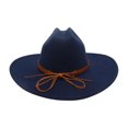 thumbnail image 6 of OJSFQUFP Cowboy Hat for Women and Men with Shapeable Wide Brim Cattleman Western Hats for Cowboys And, 6 of 6