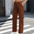 thumbnail image 2 of ZToonmas Women's High Waist Wide Leg Cargo Jeans Button Fly Denim Pants with Utility Pockets for Casual Streetwear, 2 of 6