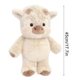 thumbnail image 3 of Peluche de vaca de las Tierras Altas, suave y adorable: un peluche suave para aliviar el estrés, un compañero reconfortante y tierno para niños y adultos. Peluche decorativo de vaca corriendo, 3 of 6