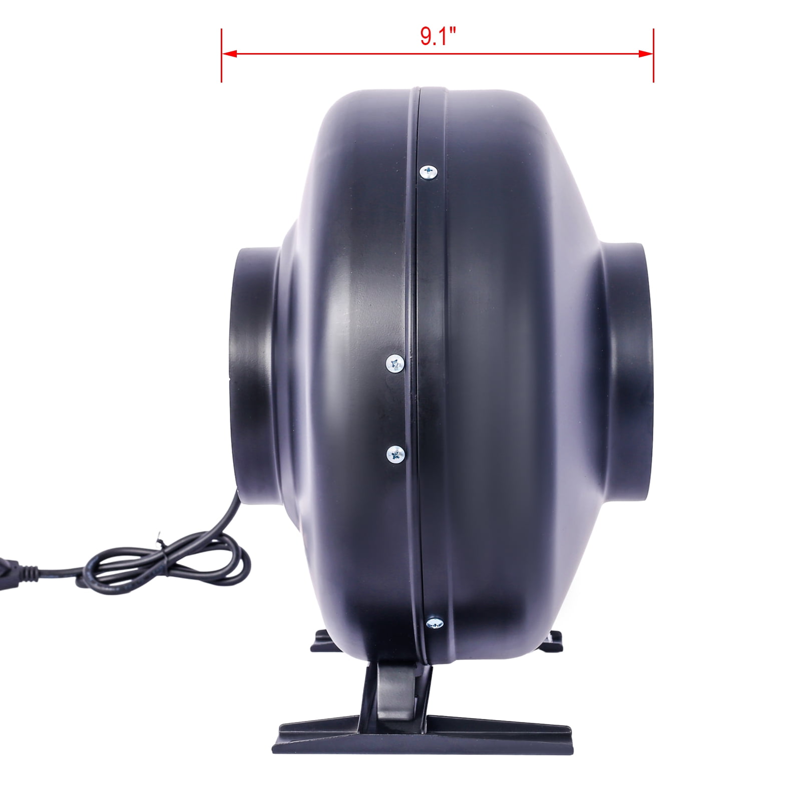 Faitaliicy 6 Inch Inline Duct Fan Low Noise Steel Ventilation Exhaust Fan With Quiet Motor For Cooling Booster Grow Tents Hydroponics