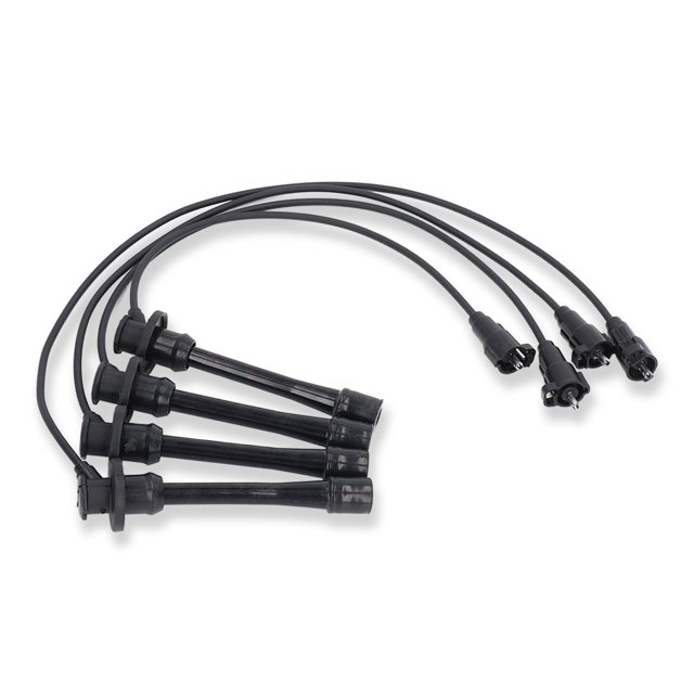 Cable de encendido de repuesto, 4 Uds., juego de cables de encendido para bujías, juego de cables para bujías, diseño a prueba de futuro Jadeshay A