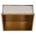 thumbnail image 5 of Shower Niche Recessed Shower Shelf 304 Stainless Steel Insert Storage Shelf for Bathroom SuppliesSingle Grid Ti Gold Brushed, 5 of 8