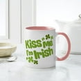 thumbnail image 4 of CafePress - Kiss Me I'm Irish Mug - 11 oz Ceramic Mug - Novelty Coffee Tea Cup, 4 of 4