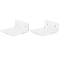 thumbnail image 1 of 2 Pack Acrylic Floating Wall Mounted Display Stand for Liquid Soap Bottles, Bedroom Supplies, 1 of 4