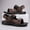 Khaki, variant on Men's Open Toe Sandals, Non-Slip Comfortable Beach Shoes, Summer