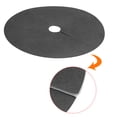 thumbnail image 4 of Uxcell 72cm Tree Mulch Ring Nonwoven Tree Protector Mat Plant Cover Black 3 Pack, 4 of 6