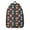 Cute Celestial A, variant on Boho Pattern Mandala School Backpack for Women, Sacred Ethnic Tribal Canvas Daypack with Symbolic Harmony Design