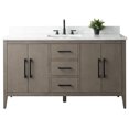 thumbnail image 5 of Vanity Art 60” Single Sink Bathroom Vanity Cabinet with Engineered Marble Countertop, 5 of 9