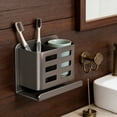 thumbnail image 7 of Wall Mount Shelf, Adhesive Storage Rack, No Drill Bathroom Organizer, Kitchen Floating Caddy, Laundry Room Hanging Tray, SouMaox, 7 of 7