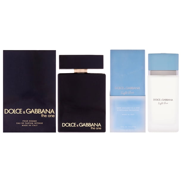Perfume Dolce and Gabbana, 2 unidades, unisex, con fragancia de piel