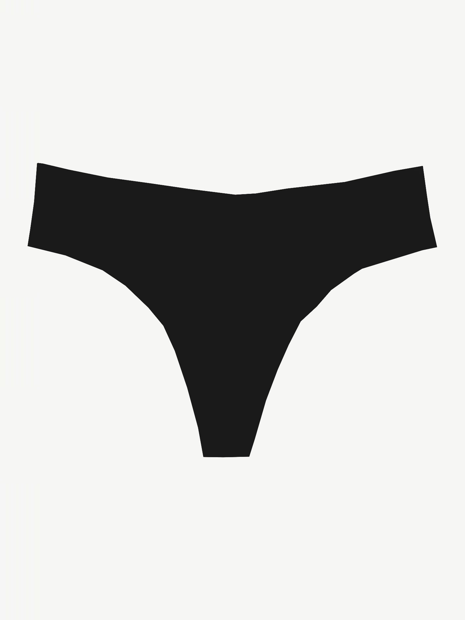 Joyspun Women's No Show Thong Panty Single, Sizes XS to 3X