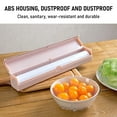 IMossad Refillable Plastic Food Wrap Dispenser with Cutter for Aluminum
