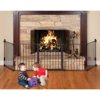 KidCo Auto Close Hearth Child Safety Gate, Steel, Black