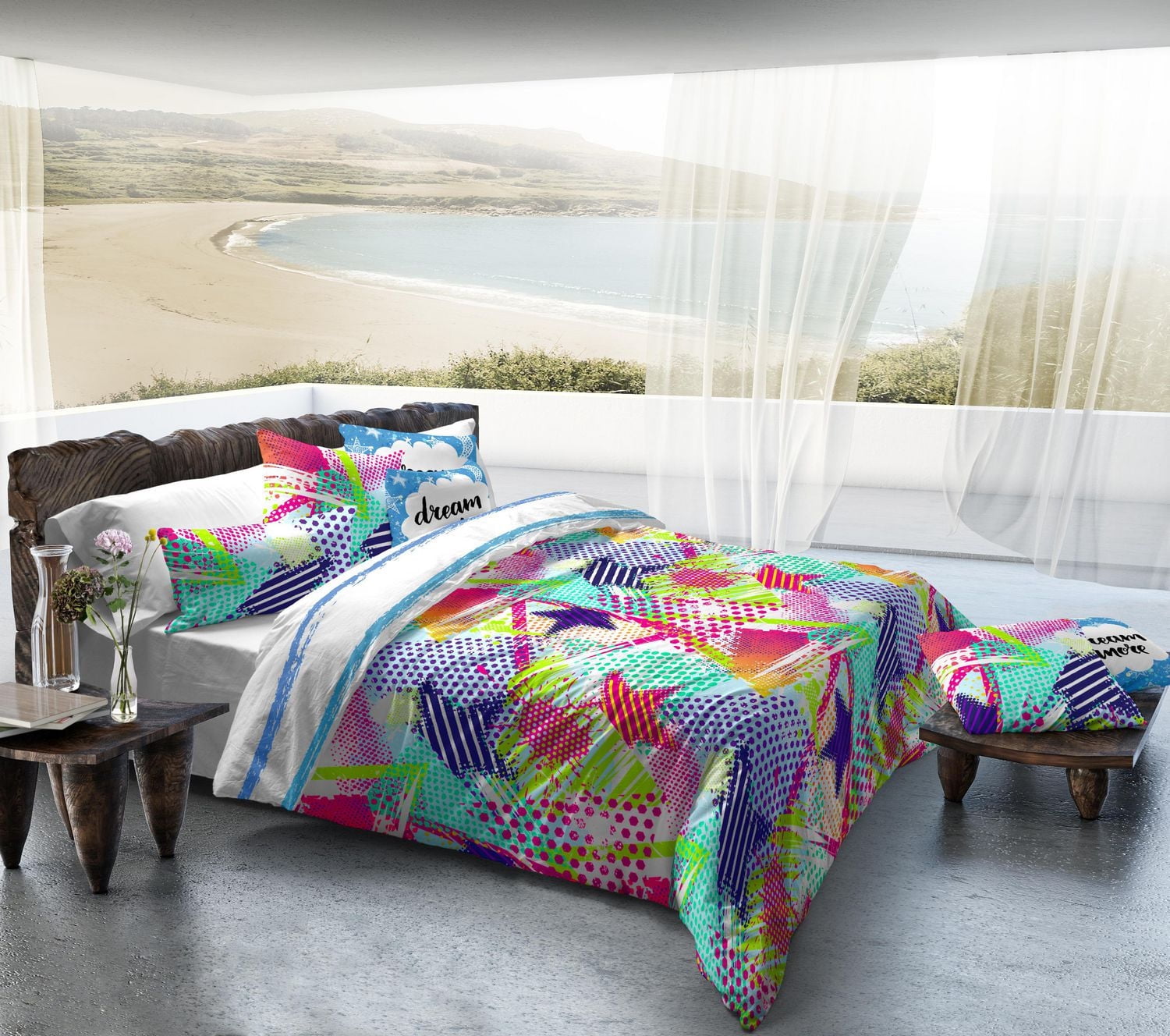 Gouchee Home Alicia Queen Duvet Cover Set – 3‑Piece OEKO‑TEX Certified Cotton Bedding Reversible