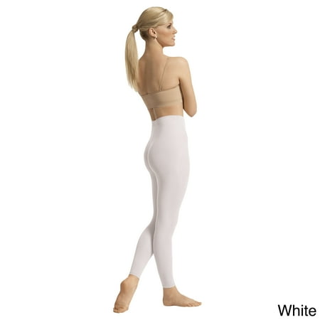 

EuroSkins 212-W-L-XL Intimates Adult Non-Run Footless Tights White - Large & Extra Large