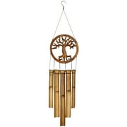 Woodstock Windchimes Tree of Life Bamboo Chime, Wind Chimes For Outside, Wind Chimes For Garden, Patio, and Outdoor Dcor, 26"L