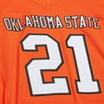 thumbnail image 3 of Men's Mitchell & Ness Barry Sanders Orange Oklahoma State Cowboys 1987 Replica Jersey, 3 of 4