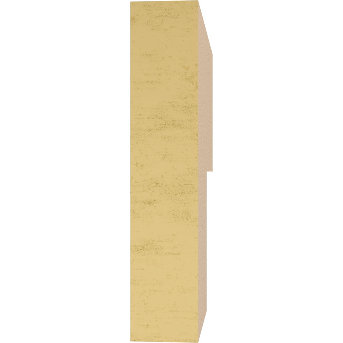 2"W x 10"D x 10"H Thin Chapel Hill Rough Cedar Woodgrain TimberThane Corbel, Primed Tan