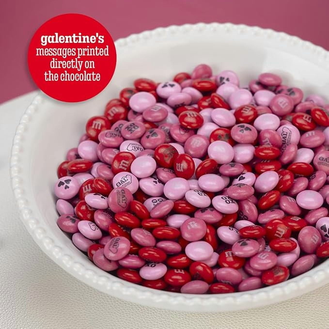 M&M’S Galentine’s Day Chocolate Candy, 2lb Resealable Bulk Bag